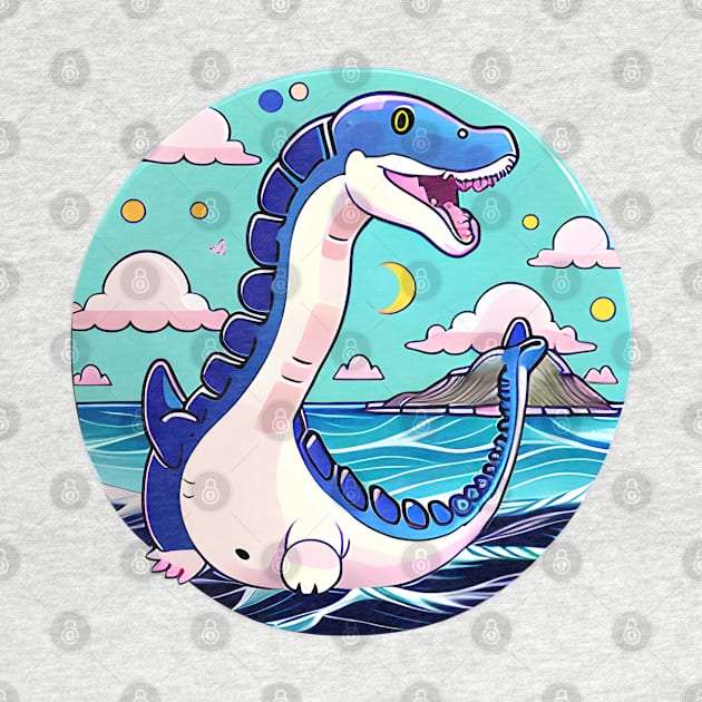 Mellowfin the Kawaii Plesiosaurus by KawaiiNimbus